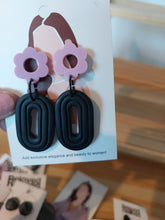 Load image into Gallery viewer, Ear Bling - Leather and Mauvement
