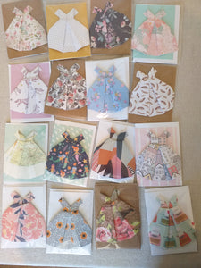 Greeting Cards- Origami Dresses